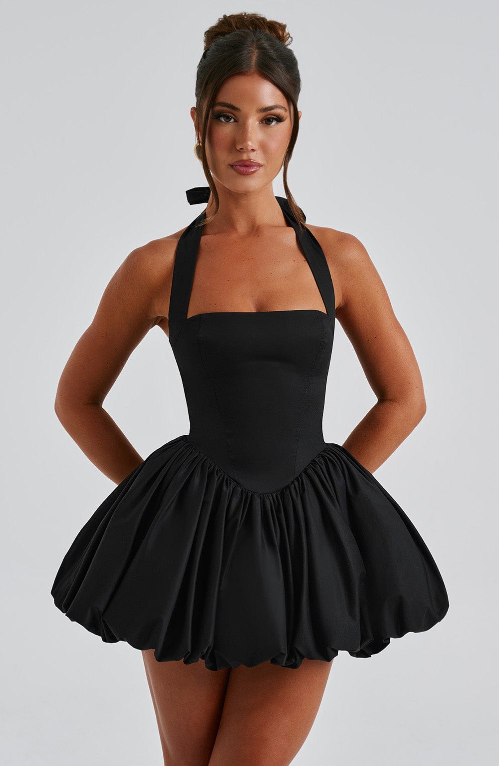 NOIR PETITE DRESS – PLAYFUL ALLURE