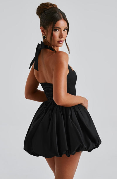 NOIR PETITE DRESS – PLAYFUL ALLURE